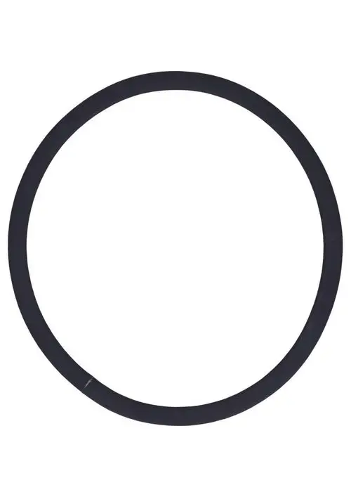 Schwarze, runde Dichtschnur mit gleichmäßiger Dicke, geeignet als Ersatzteil von Judo, montierbar in passenden Anwendungen.